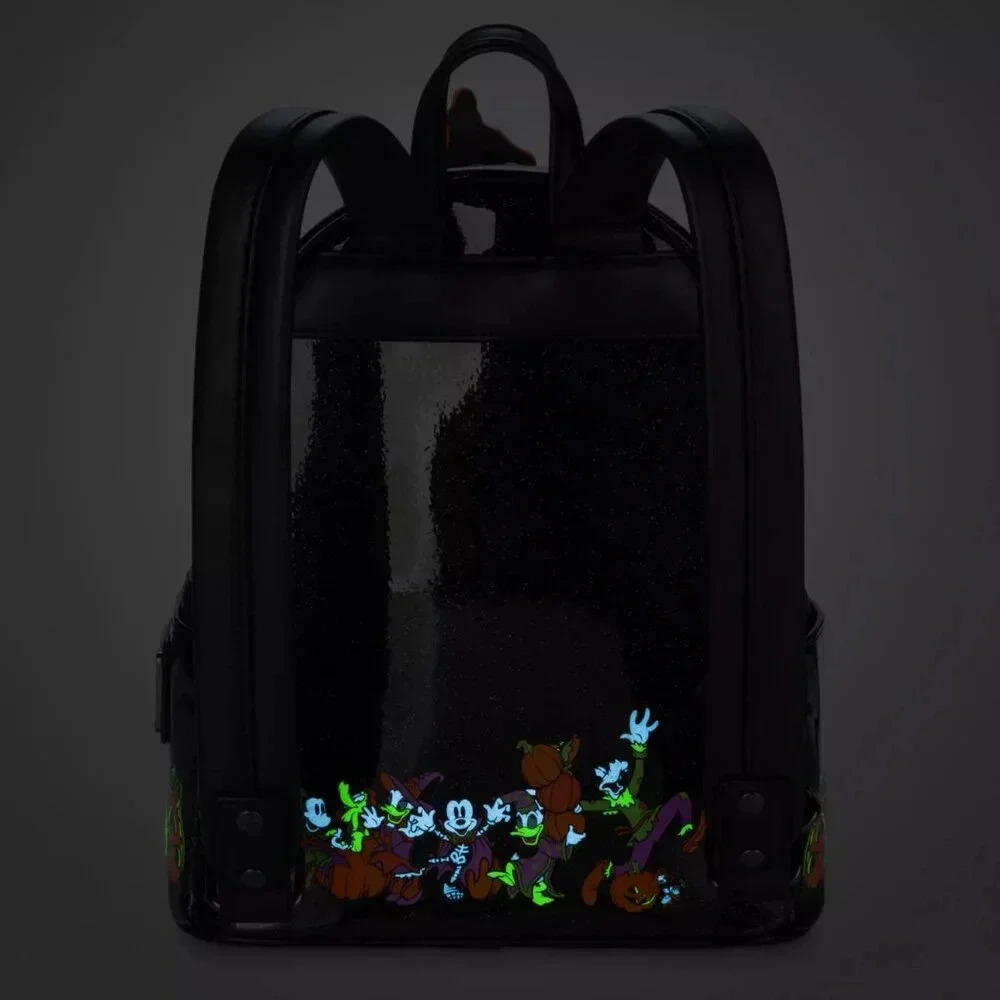 Loungefly Glow in Dark Haunted House Mini Backpack Disney Parks NWT - Picture 6 of 15